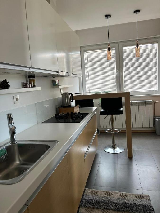 Modern Apartment In Szkopje Kültér fotó